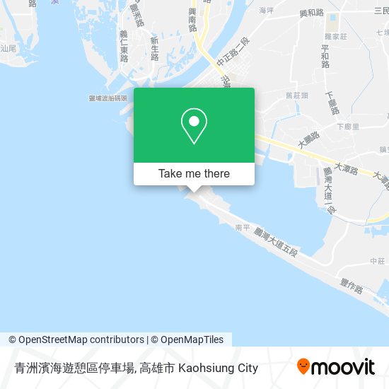 青洲濱海遊憩區停車場 map