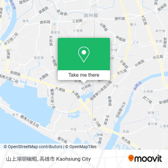山上湖胡椒蝦地圖