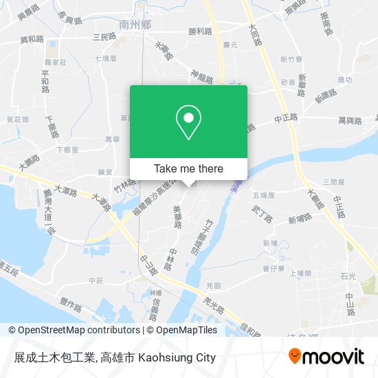 展成土木包工業 map