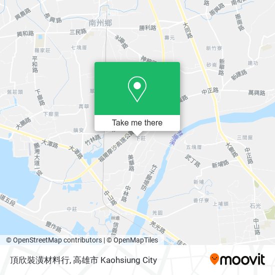 頂欣裝潢材料行 map