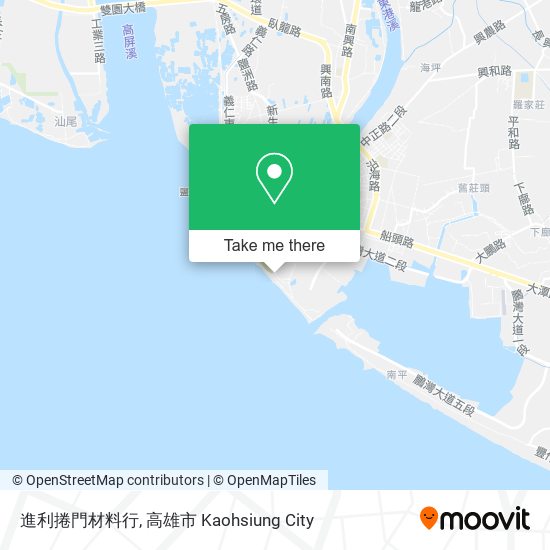 進利捲門材料行 map