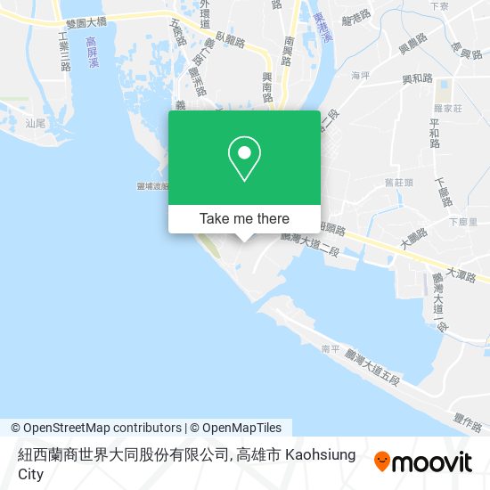 紐西蘭商世界大同股份有限公司地圖