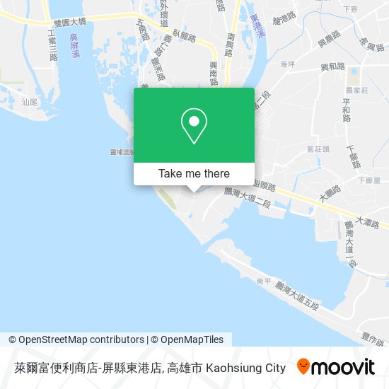 萊爾富便利商店-屏縣東港店地圖