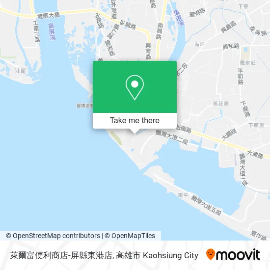 萊爾富便利商店-屏縣東港店 map