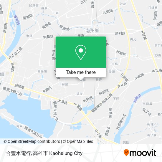 合豐水電行地圖