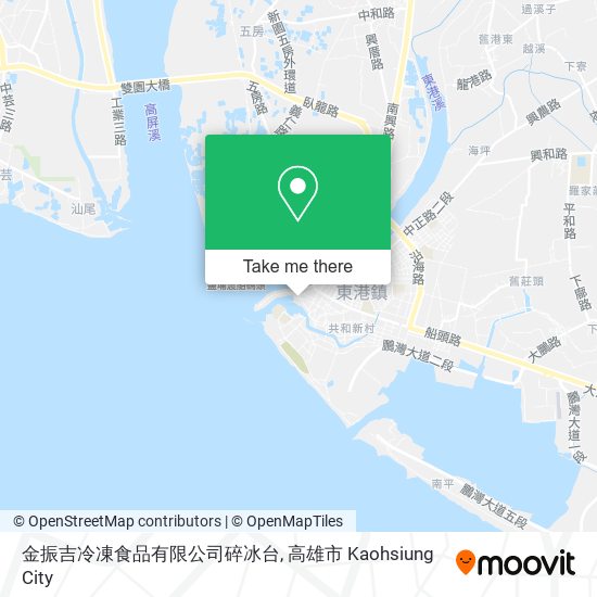 金振吉冷凍食品有限公司碎冰台地圖
