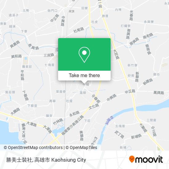 勝美士裝社地圖