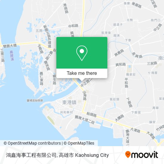 鴻鑫海事工程有限公司地圖