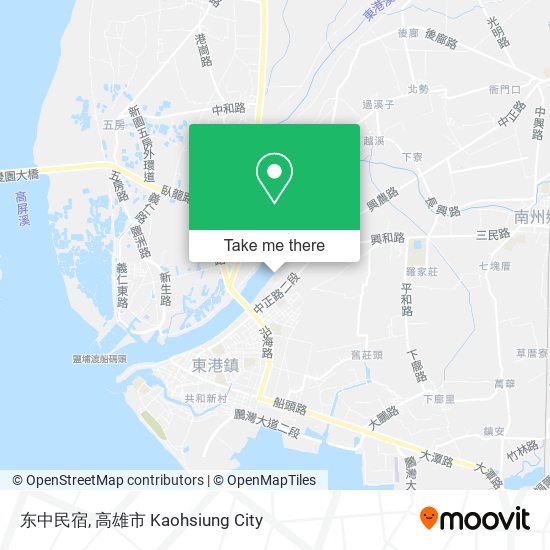 东中民宿地圖