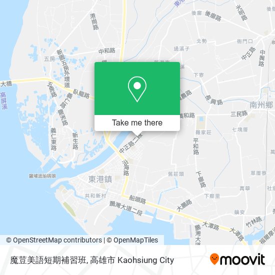 魔荳美語短期補習班 map