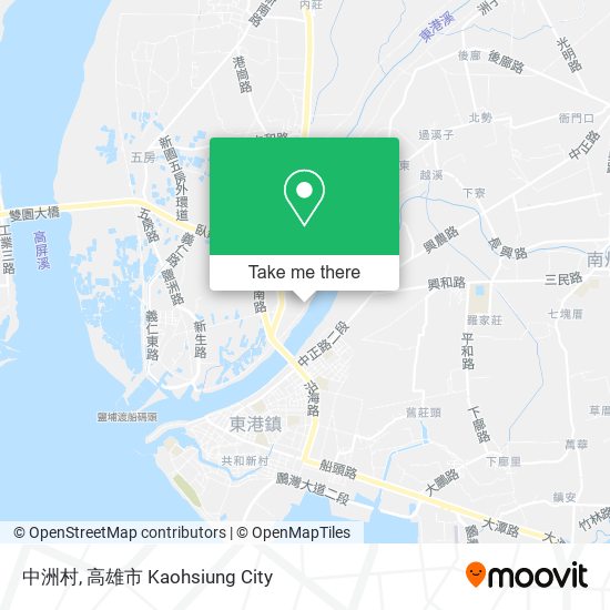 中洲村 map