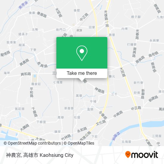 神農宮 map