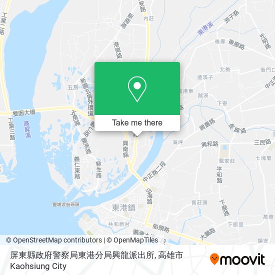 屏東縣政府警察局東港分局興龍派出所地圖