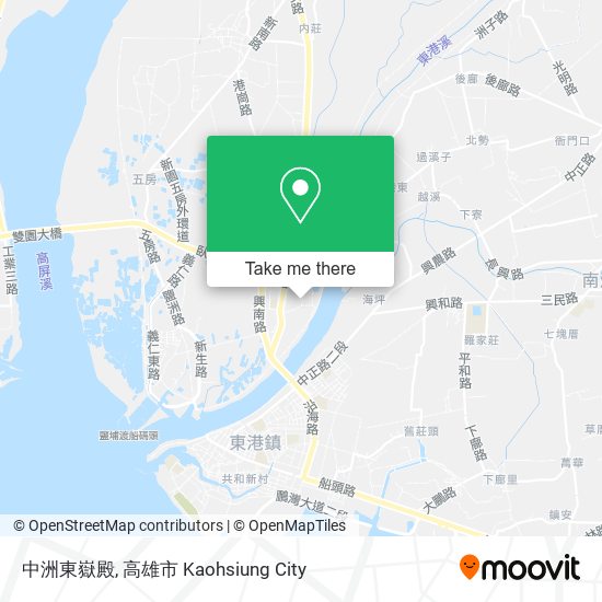 中洲東嶽殿 map