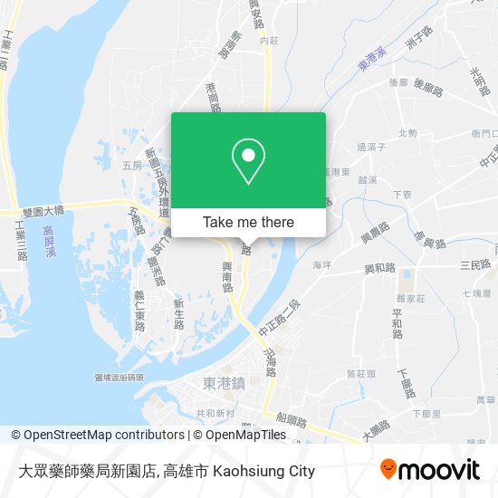 大眾藥師藥局新園店 map