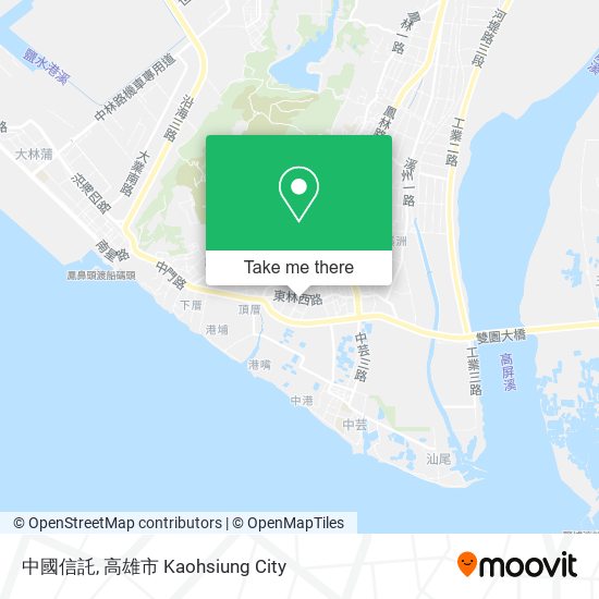 中國信託地圖