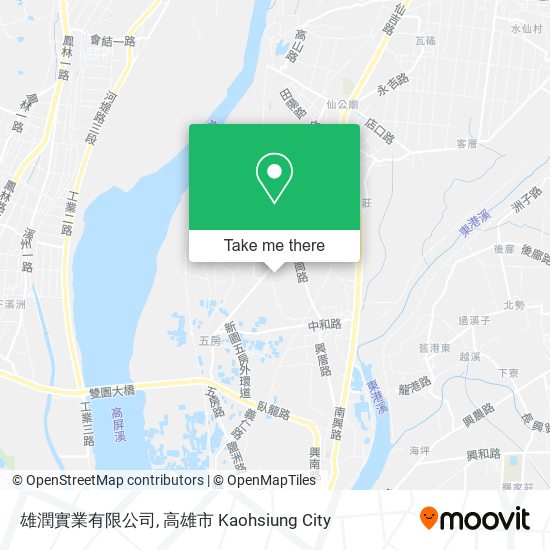 雄潤實業有限公司 map