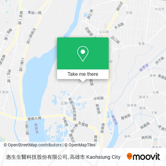 惠生生醫科技股份有限公司地圖