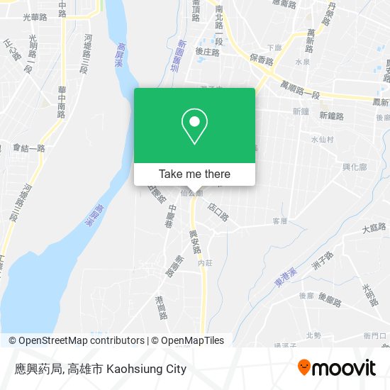 應興葯局 map