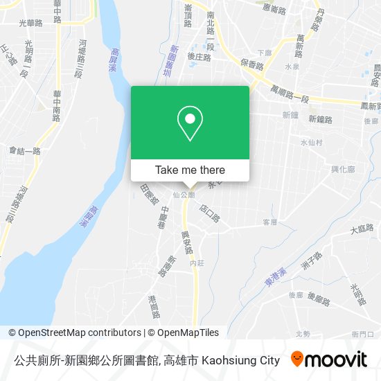 公共廁所-新園鄉公所圖書館 map