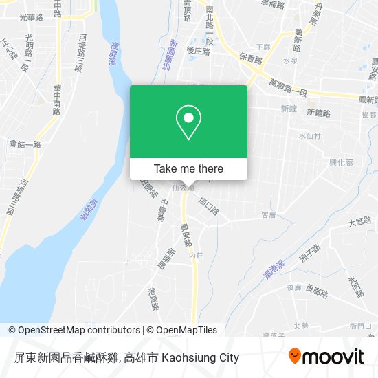 屏東新園品香鹹酥雞 map