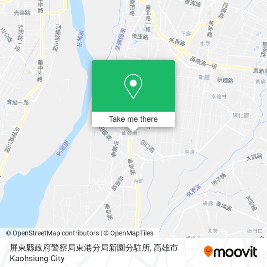 屏東縣政府警察局東港分局新園分駐所 map