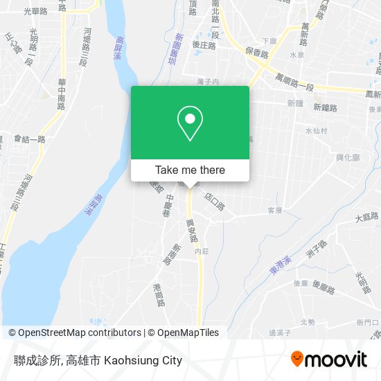聯成診所 map