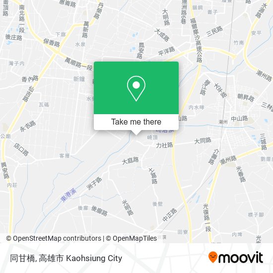 同甘橋地圖