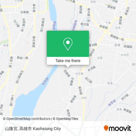 山隆宮地圖
