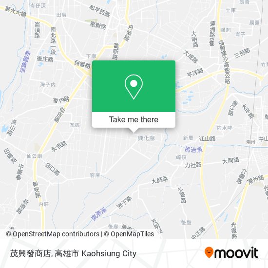 茂興發商店 map