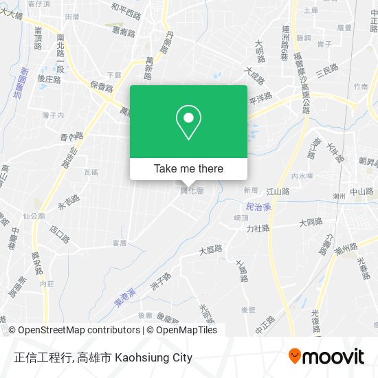 正信工程行 map