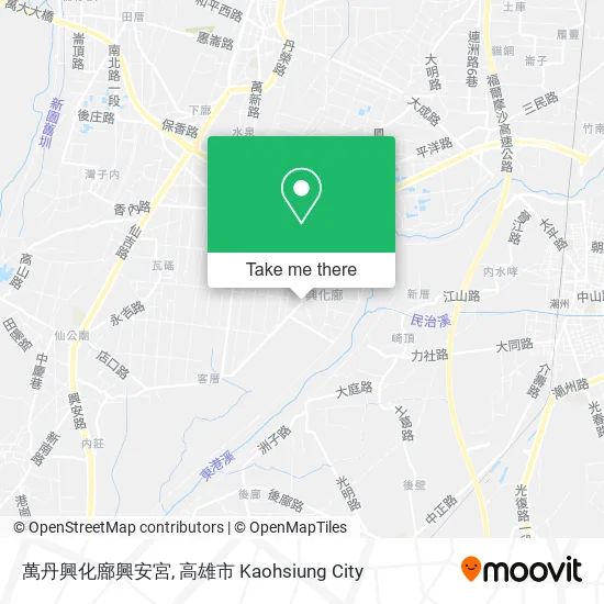 萬丹興化廍興安宮地圖