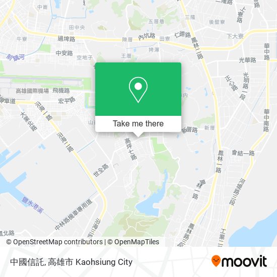 中國信託地圖