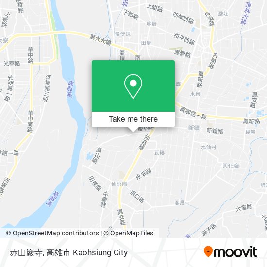 赤山巖寺 map
