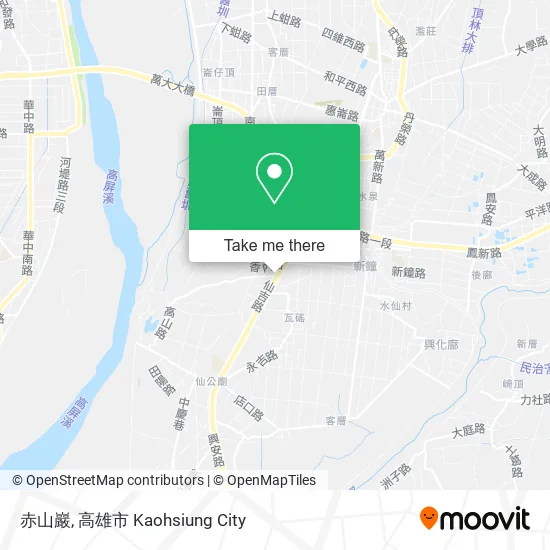 赤山巖 map