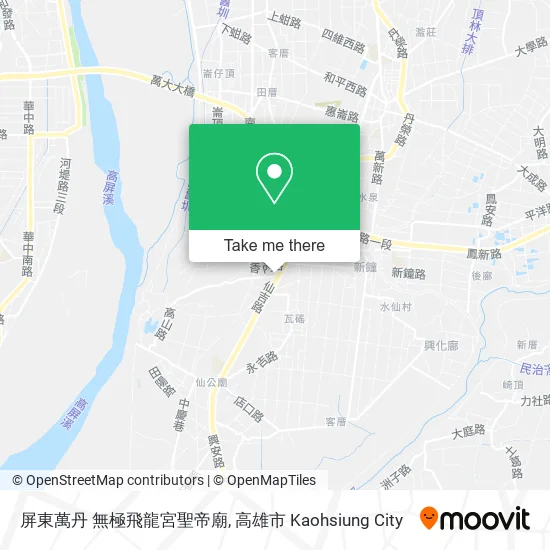 屏東萬丹 無極飛龍宮聖帝廟 map