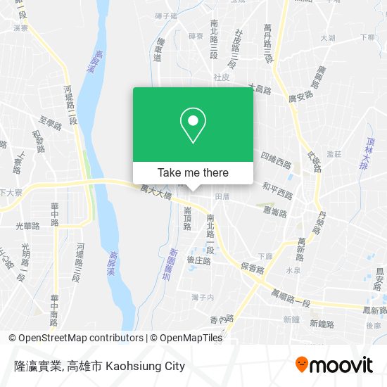 隆瀛實業地圖