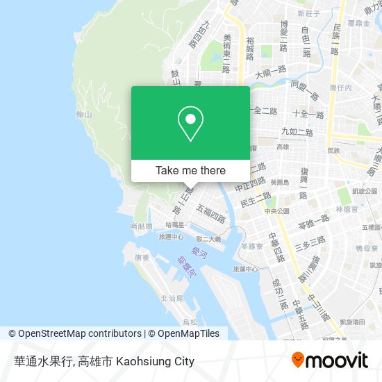 華通水果行地圖