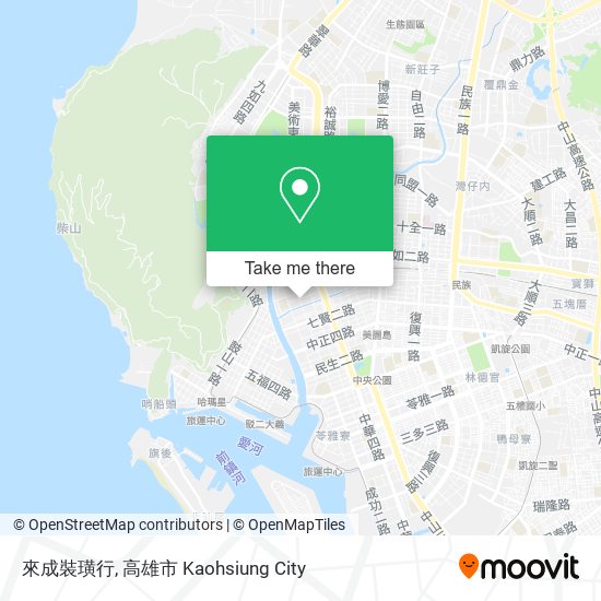 來成裝璜行 map
