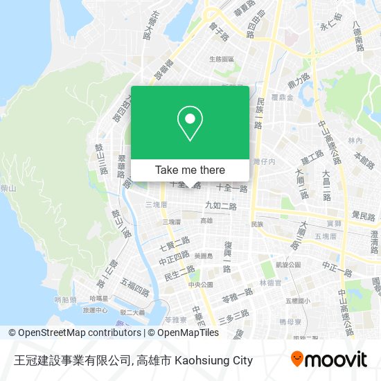 王冠建設事業有限公司 map