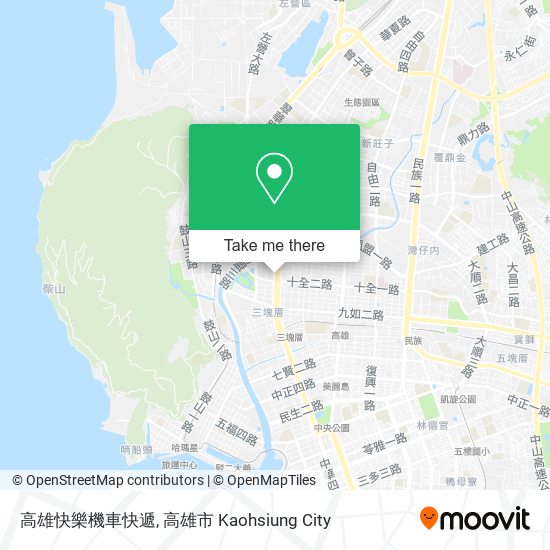 高雄快樂機車快遞 map