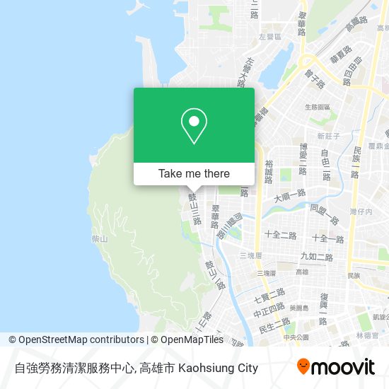 自強勞務清潔服務中心 map