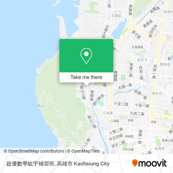 超優數學紘宇補習班 map