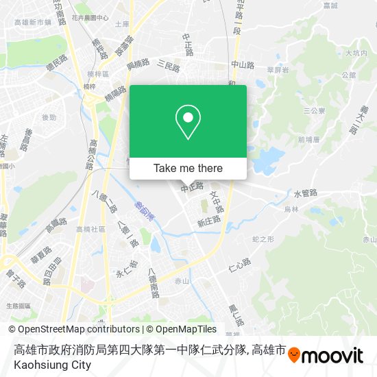 高雄市政府消防局第四大隊第一中隊仁武分隊地圖