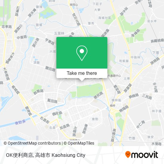 OK便利商店地圖