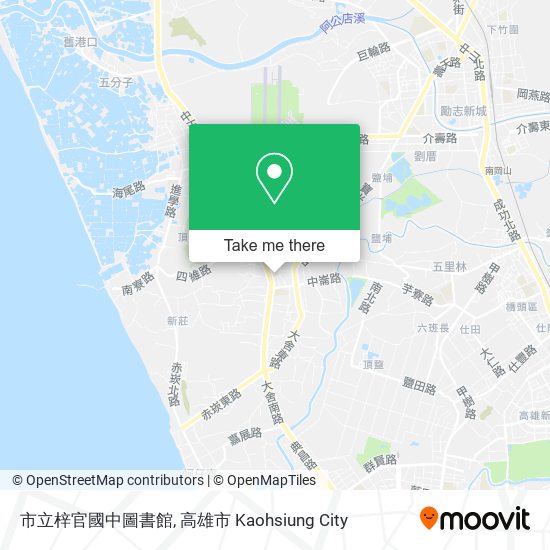 市立梓官國中圖書館 map