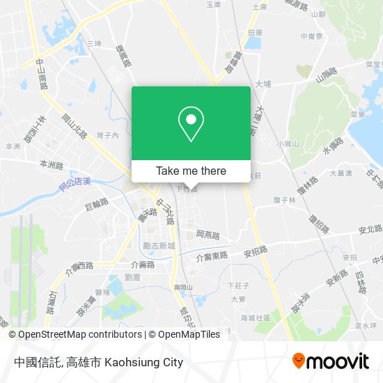 中國信託地圖