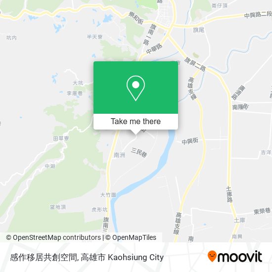 感作移居共創空間地圖