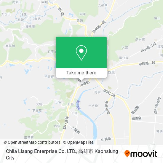 Chiia Liaang Enterprise Co. LTD. map