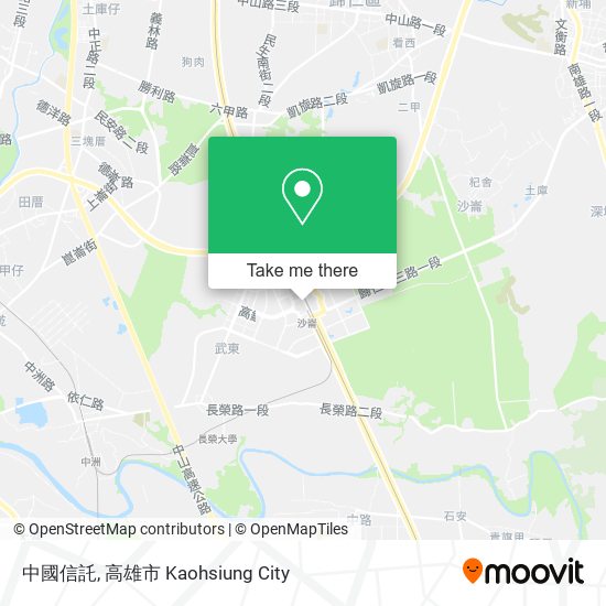 中國信託地圖